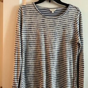 Lucky Brand Distressed Long Sleeve Shirt